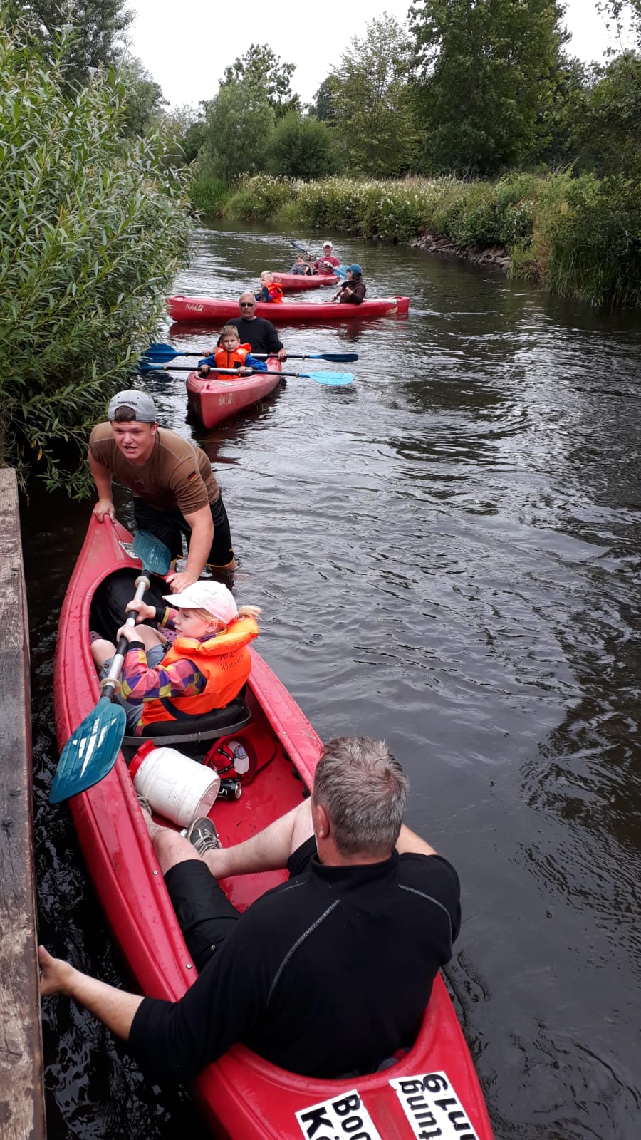 viele auf dem Wasser